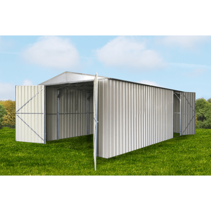 Garden Shed 3.4(W)x5.0(D)x2.5(H)m Gable Roof & Single Door