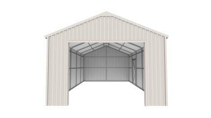Steel Structure Shed 4.2(W)x5.9(D)x3.4(H)m Workshop Garage with Roller Door & Single Door - Image 10