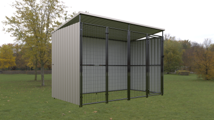 Pet Shed 2.5(W)x2.5(D)x1.7(H)m Sloped Roof - Image 3