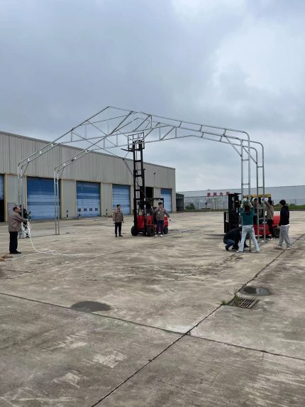 Steel Structure Shed 13.2(W)x15.0(D)x6.3(H)m Auto Roller Door & Single Door - Image 12