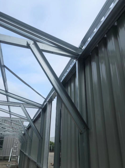 Steel Structure Shed 7.6(W)x15.0(D)x4.1(H)m Double Auto Roller Doors & Single Door - Image 11
