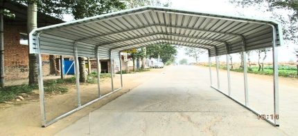 Portable Carport 6.0(W)x6.0(D)x3.9(H)m Wrapped Roof