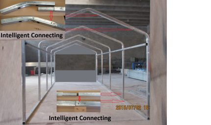 Portable Carport 6.0(W)x5.4(D)x3.9(H)m Wrapped Roof - Image 3