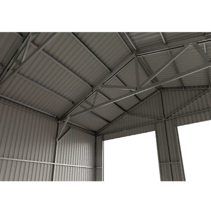 Steel Structure Shed 7.6(W)x15.0(D)x4.1(H)m Double Auto Roller Doors & Single Door - Image 7
