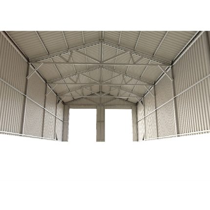 Steel Structure Shed 7.6(W)x15.0(D)x4.1(H)m Double Auto Roller Doors & Single Door - Image 8