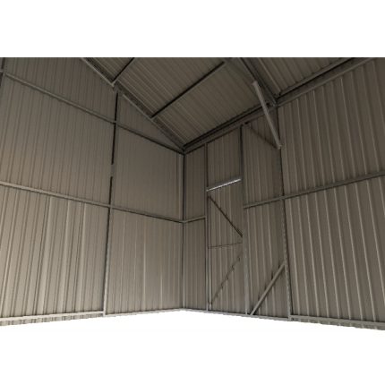 Steel Structure Shed 7.6(W)x15.0(D)x4.1(H)m Double Auto Roller Doors & Single Door - Image 9