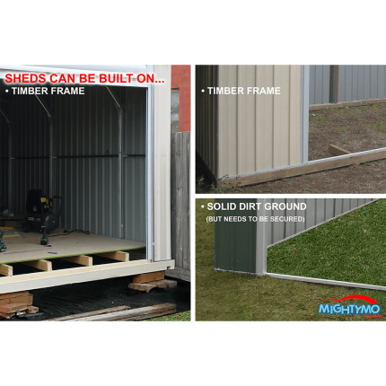 Garden Shed 3.4(W)x5.9(D)x2.3(H)m Gable Roof & Single Door - Image 10