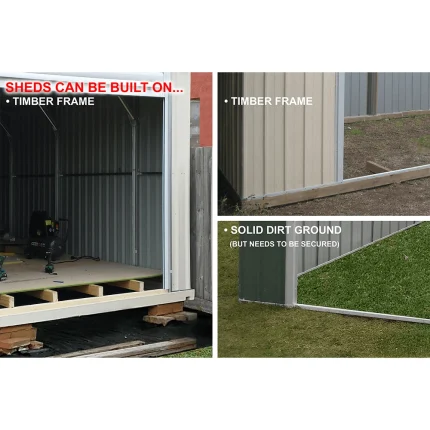 Garden Shed 3.4(W)x5.0(D)x2.3(H)m Gable Roof - Image 10